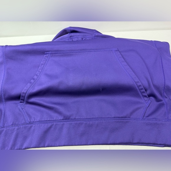 Nike TCU Horned Frogs Therma-Fit Purple Logo Hoodie Size XL - Picture 6 of 9
